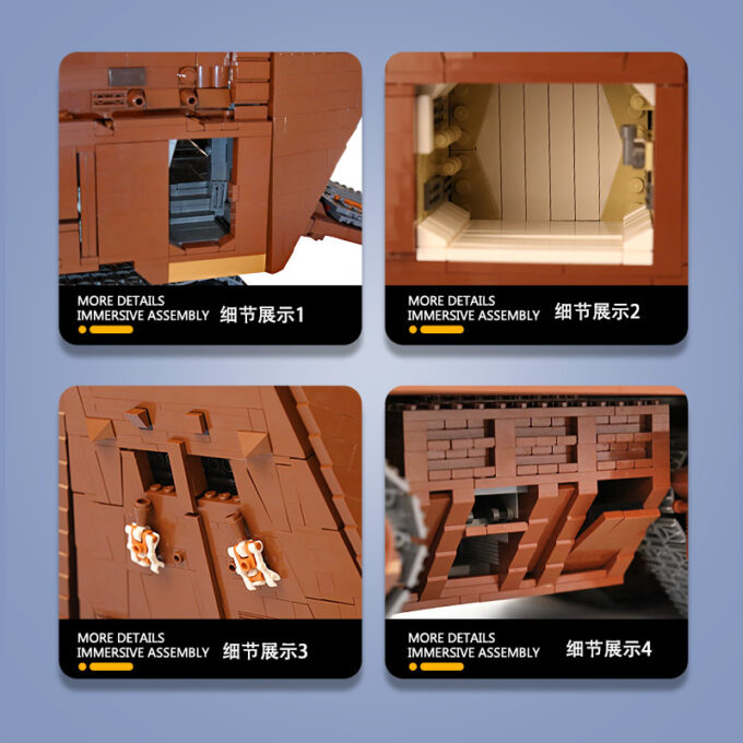 MOULD KING 21009 UCS Sandcrawler Star Wars Remote Control - Image 5