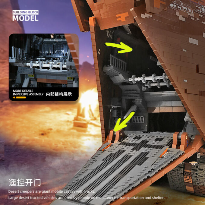 MOULD KING 21009 UCS Sandcrawler Star Wars Remote Control - Image 6