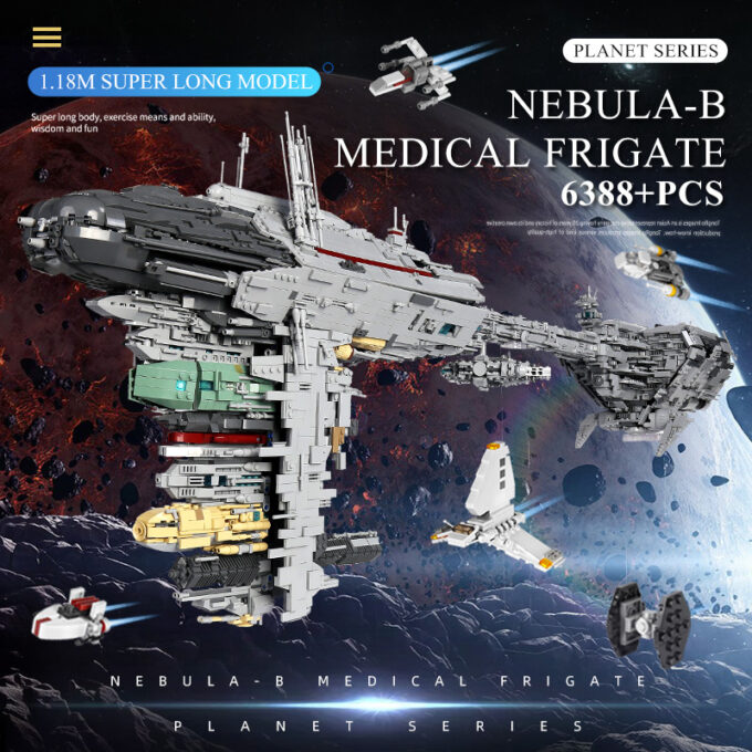 MOULD KING 21001 UCS Nebulon Model B Medical Frigate Star Wars - Image 4