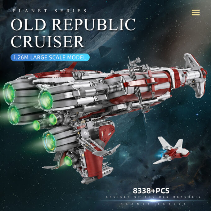 MOULD KING 21002 Old Republic Escort Cruiser - Image 3