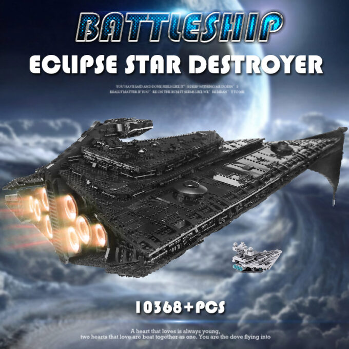 Mould King 21004 UCS Eclipse-class Dreadnought - Image 5