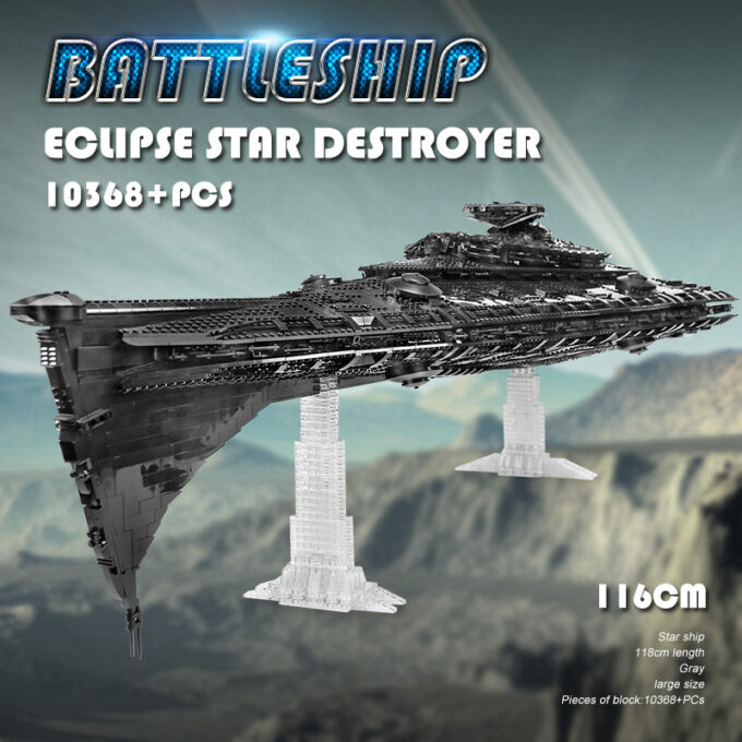 Mould King 21004 UCS Eclipse-class Dreadnought - Image 6
