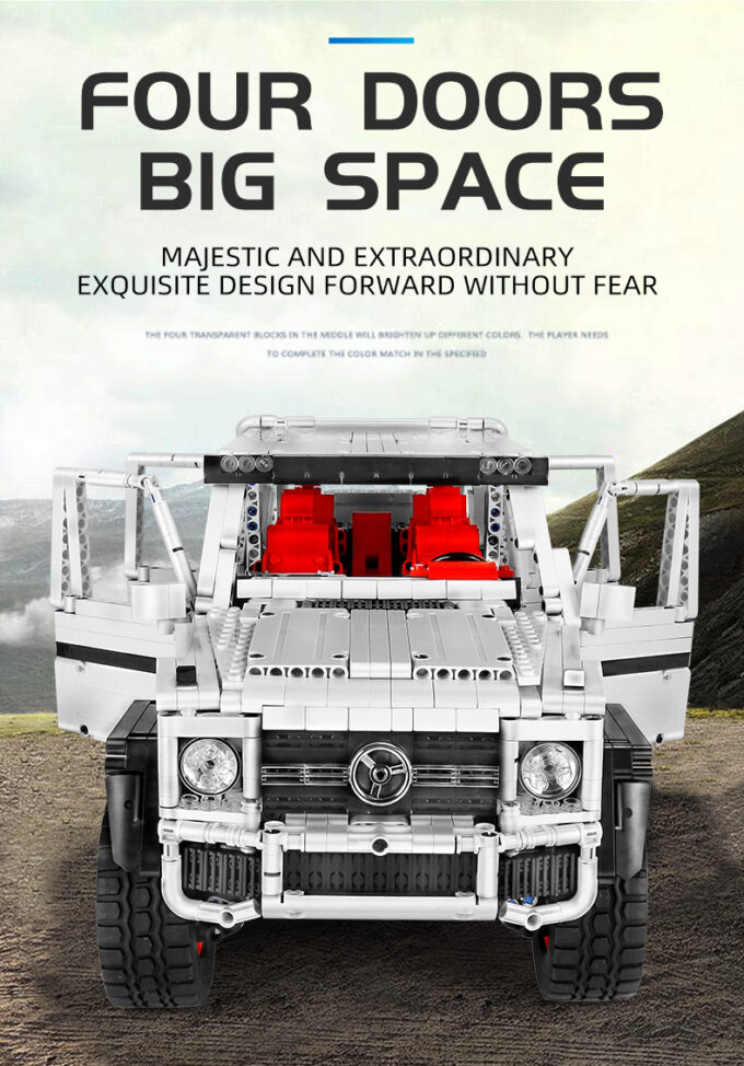 Kit De Construction Mould King 13061 - SUV Tout-terrain Télécommandé En Briques, Motorisé - 14+