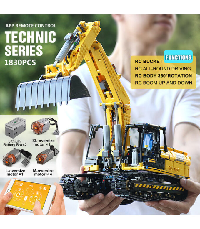 Mould King 13112 RC Excavator - Image 3