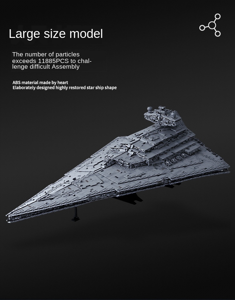 Mould king 13135 on sale monarch imperial star destroyer