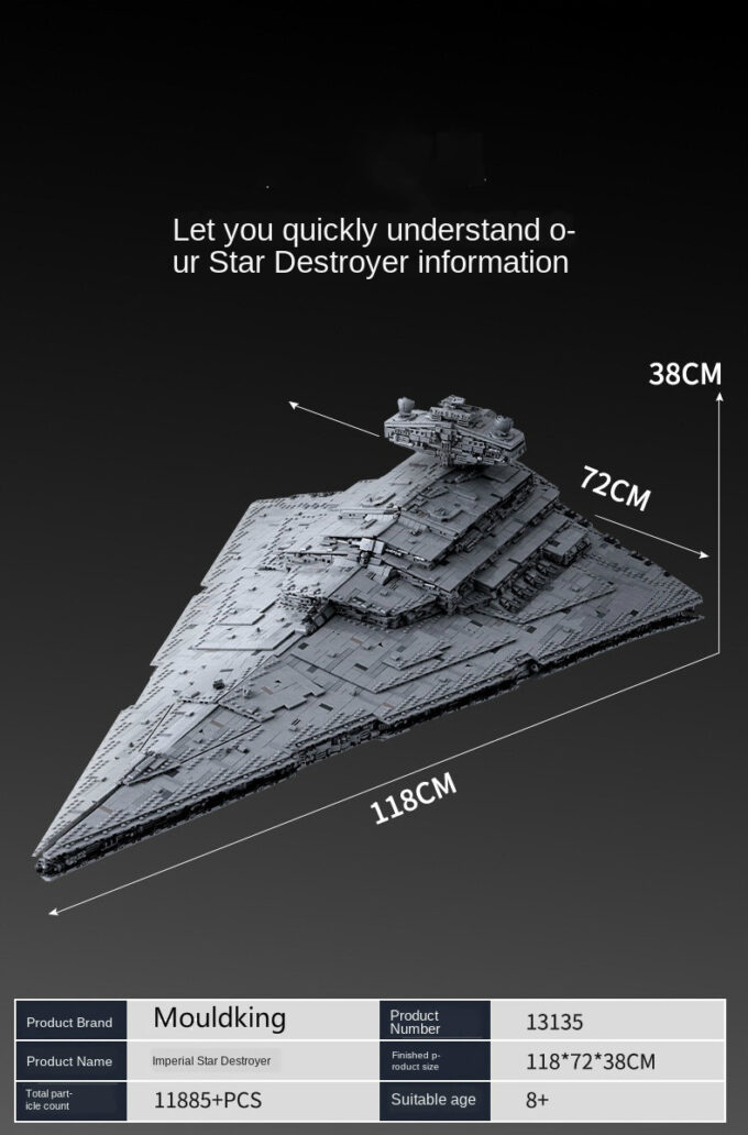 Mould King 13135 MONARCH Imperial Star Destroyer - Image 7