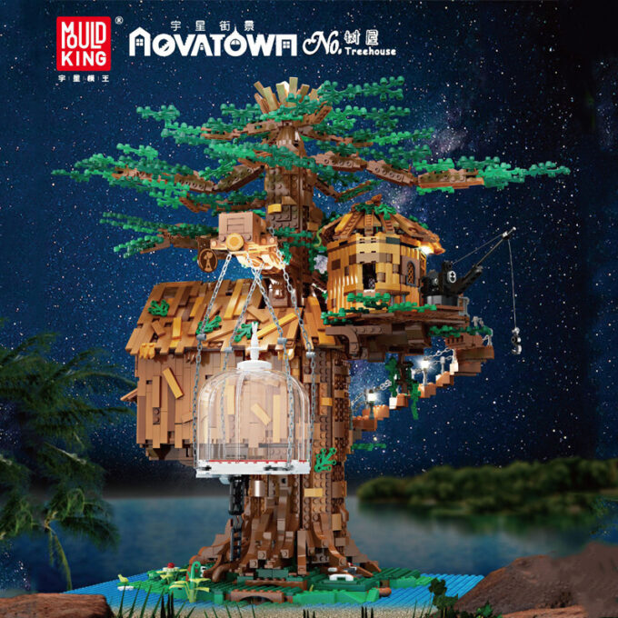 Mould King 16033 Treehouse with Lights