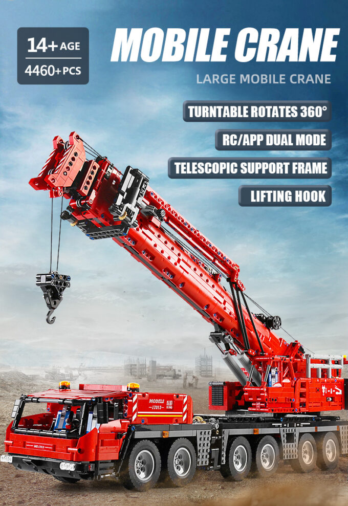 Mould King 17013 RC Grove GMK Crane Mould King UK Online Shop