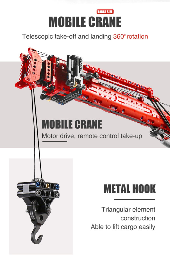 Mould King 17013 RC Grove GMK Crane Mould King UK Online Shop