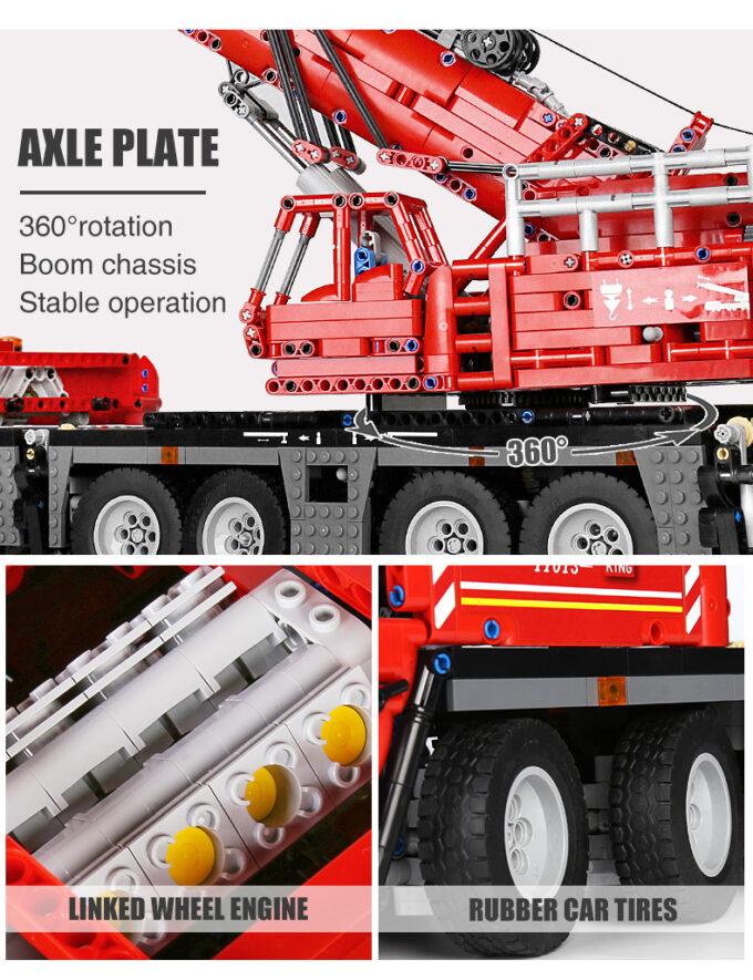 Mould King 17013 RC Grove GMK Crane Mould King UK Online Shop