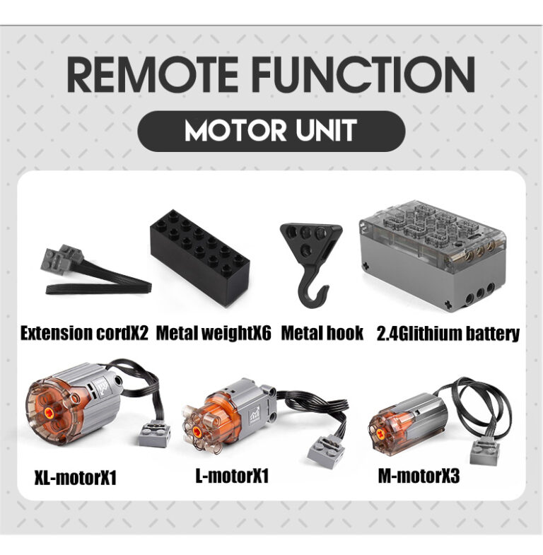 Mould King 17013 RC Grove GMK Crane Mould King UK Online Shop