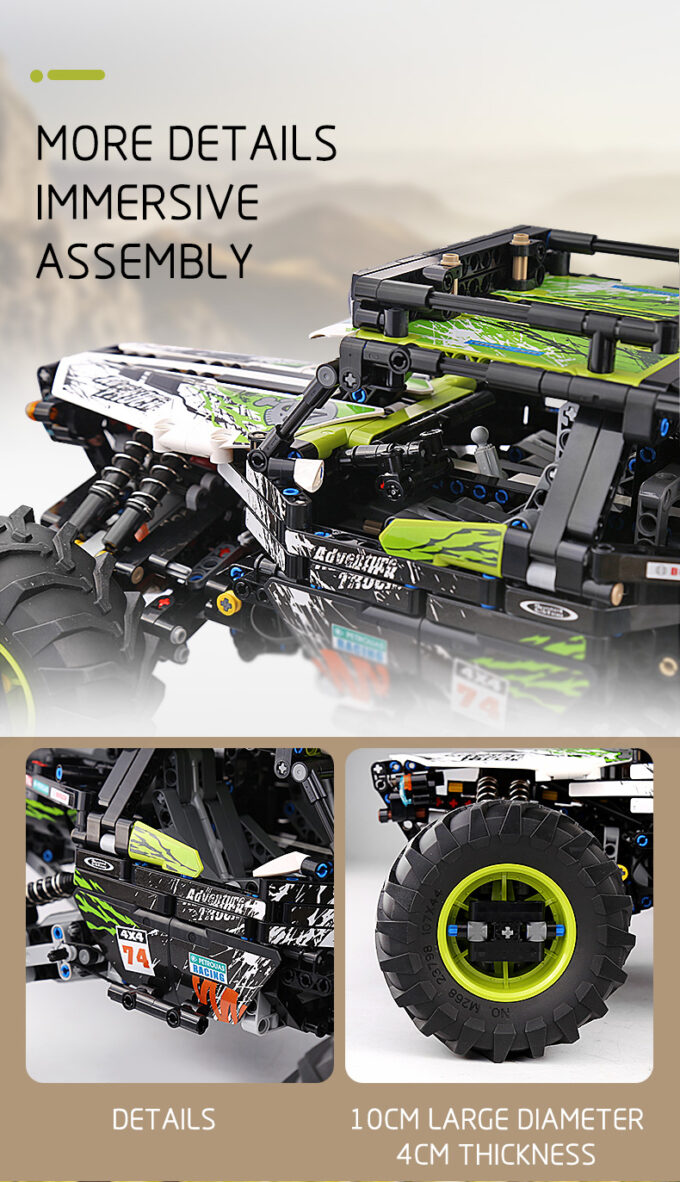 Mould King 18002 RC Green Hound Buggy – Mould King UK Online Shop