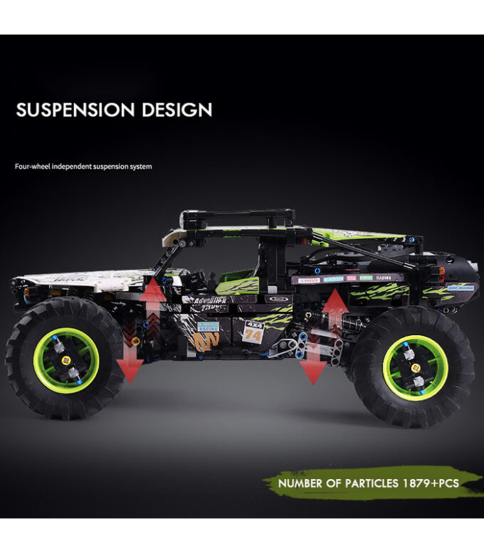 Mould King 18002 RC Green Hound Buggy - Image 5
