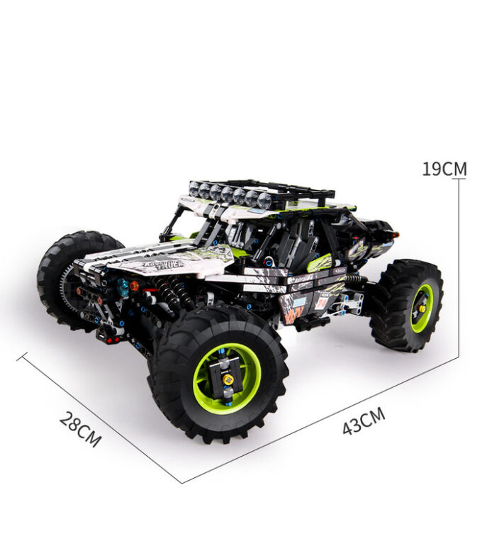 Mould King 18002 RC Green Hound Buggy - Image 6