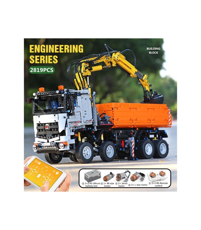 Mould King 19007 RC Penumatic Truck - Image 2