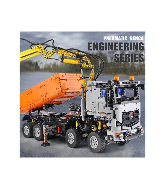 Mould King 19007 RC Penumatic Truck - Image 4