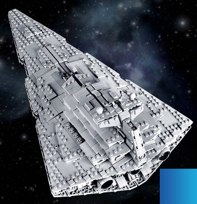 Mould King Star Wars Imperial Star Destroyer Over Jedha 18916 MOC UCS  5162Pcs Building Blocks Kids Toy Gift 21007