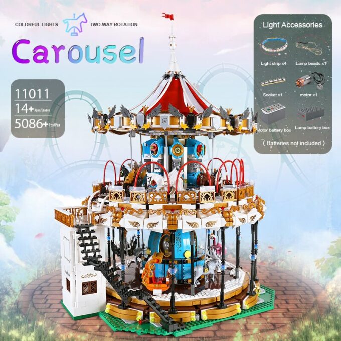 Mould King 11011 MKing Land Carousel - Image 2
