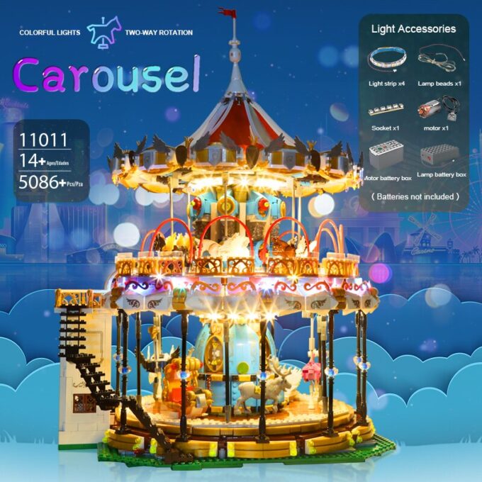 Mould King 11011 MKing Land Carousel - Image 3