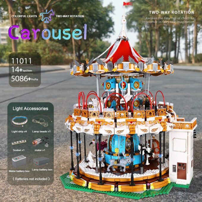Mould King 11011 MKing Land Carousel - Image 4