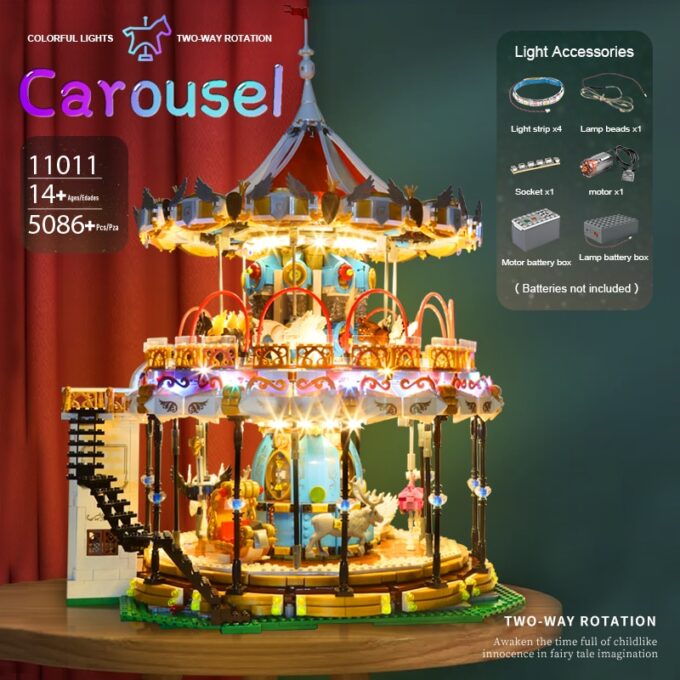 Mould King 11011 MKing Land Carousel - Image 5
