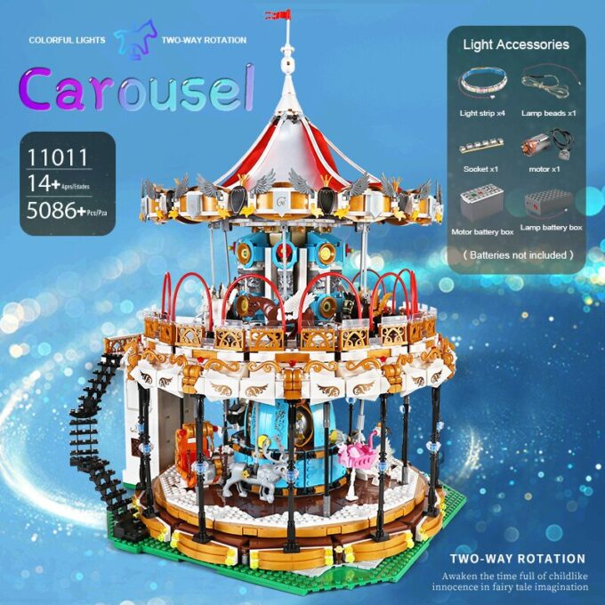 Mould King 11011 MKing Land Carousel - Image 6