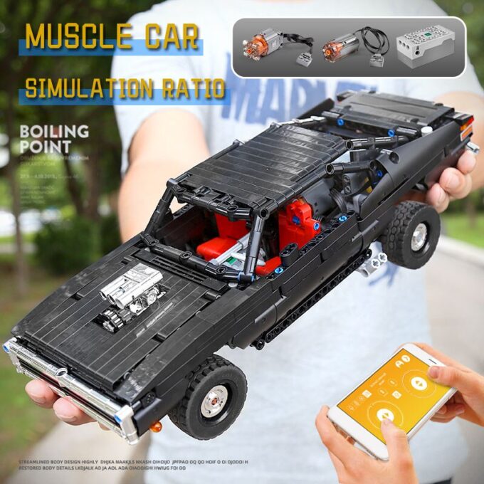 Mould King 13081 RC Muscle Car - Image 5