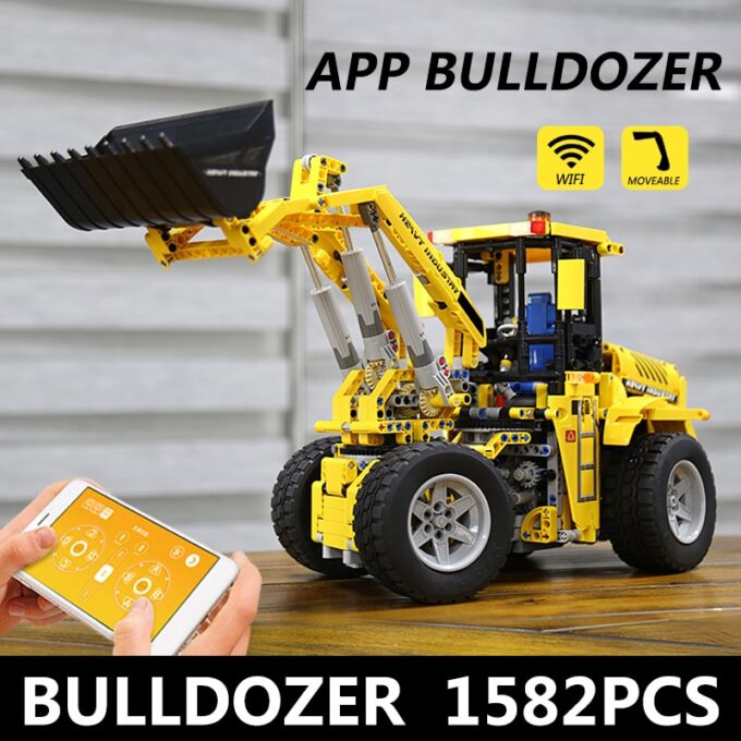 MOULD KING 13122S Volvo L350F Wheel Loader Bulldozer - Image 3