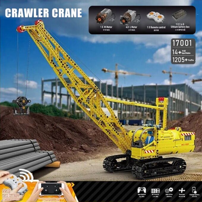 Mould King 17001 RC Crawler Crane - Image 2