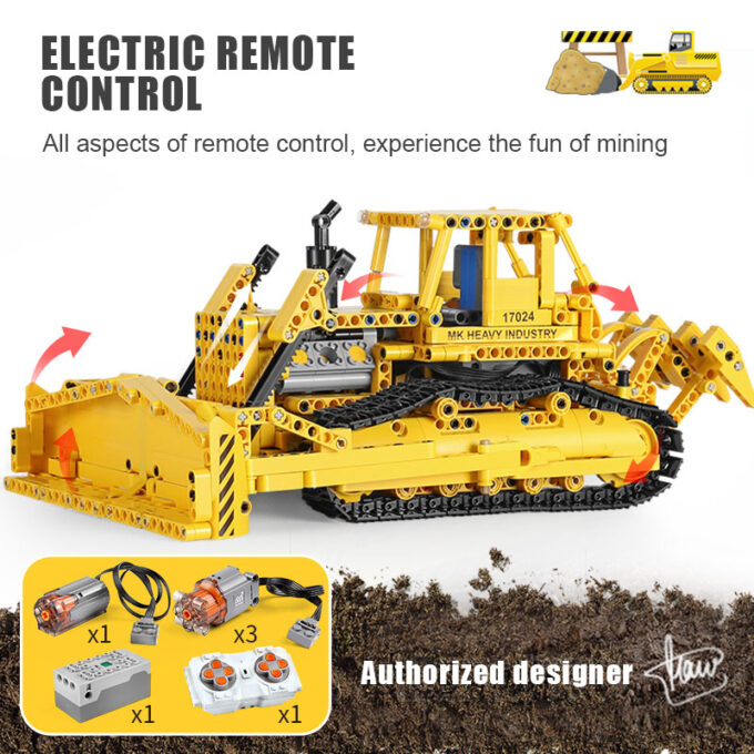 Mould King 17024 RC D8K BULLDOZER - Image 6