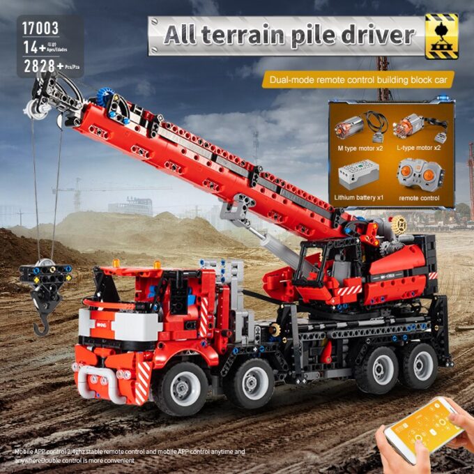Mould King 17003 All Terrain Piling Platform - Image 3