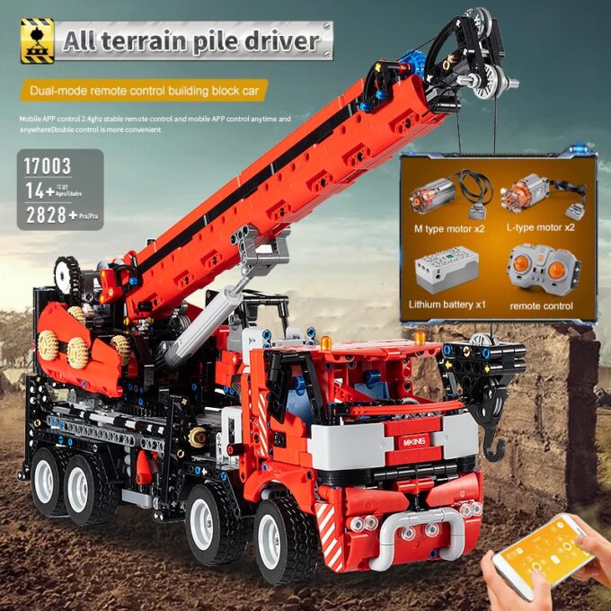Mould King 17003 All Terrain Piling Platform - Image 4