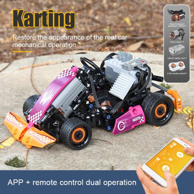 Mould King 18026 RC Karting GO-KART - Image 5