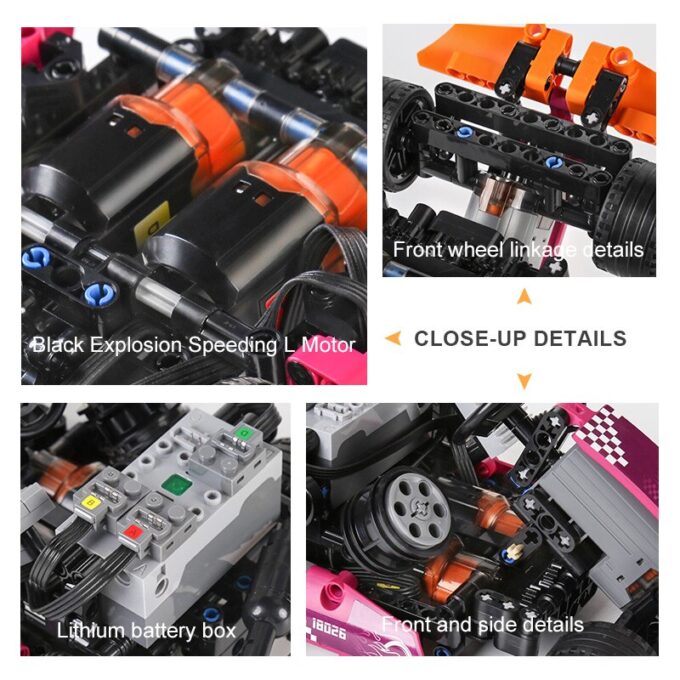 Mould King 18026 RC Karting GO-KART - Image 6
