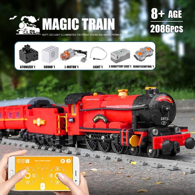 Mould King 12010 RC Magic Train - Image 4