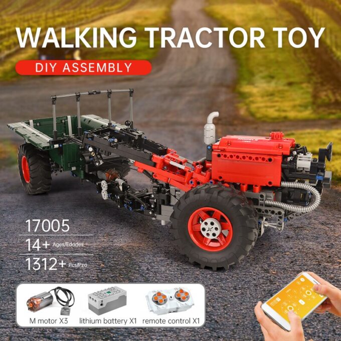 Mould King 17005 RC Tractor - Image 4