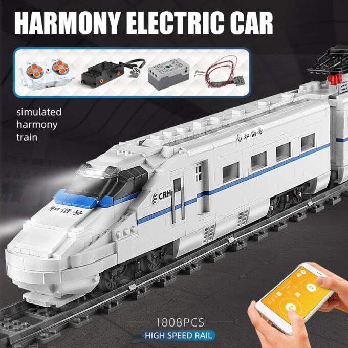 Mould King 12002 RC CRH2 High Speed Train - Image 3