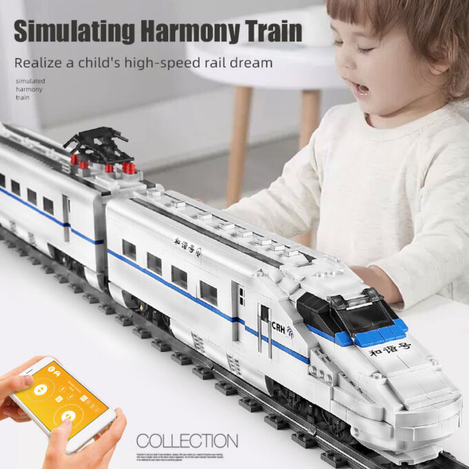 Mould King 12002 RC CRH2 High Speed Train - Image 4