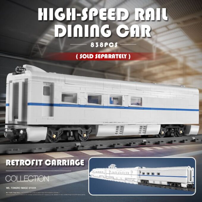 Mould King 12002 RC CRH2 High Speed Train - Image 5