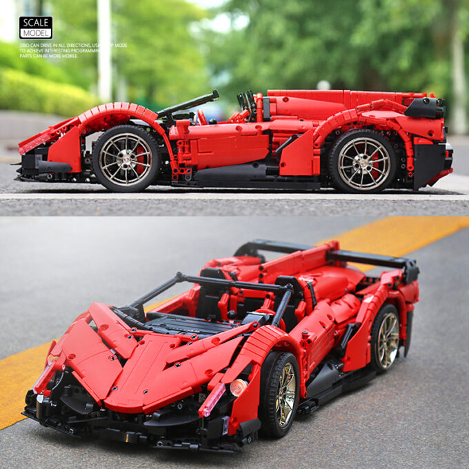 Mould King 13079 RC 1:8  Lamborghini Veneno Supercar - Image 2