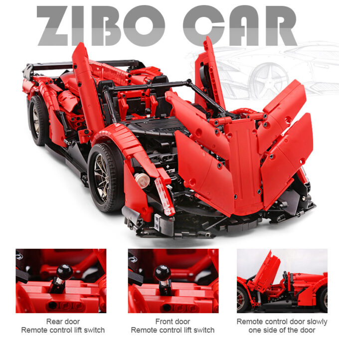 Mould King 13079 RC 1:8  Lamborghini Veneno Supercar - Image 5