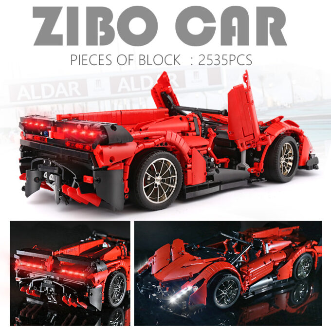 Mould King 13079 RC 1:8  Lamborghini Veneno Supercar - Image 6
