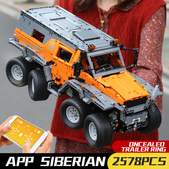 Mould King 13088 Avtoros Shaman 8x8 Siberia Off-Road Vehicle - Image 5