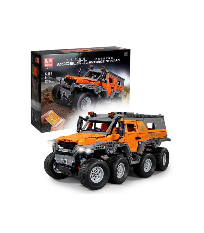 Mould King 13088 Avtoros Shaman 8x8 Siberia Off-Road Vehicle