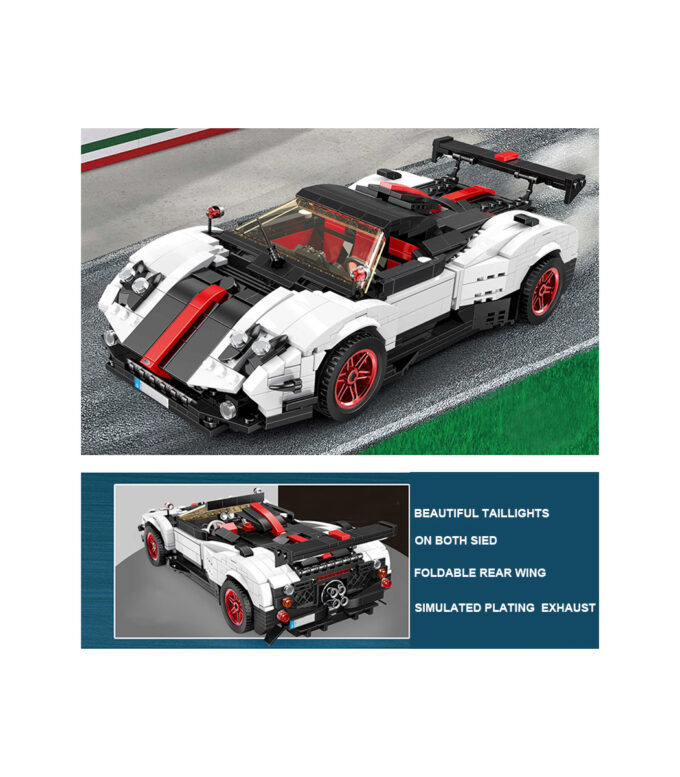 Mould King 13105 Pagani Zonda Cinque Roadster - Image 4