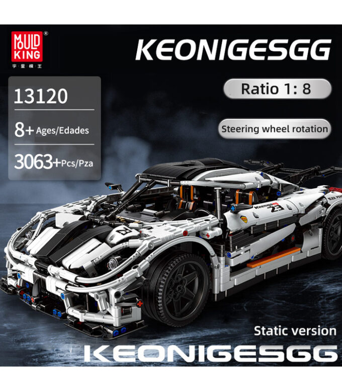 MOULD KING 13120 Keonigesgg Sports Racing Car - Image 2