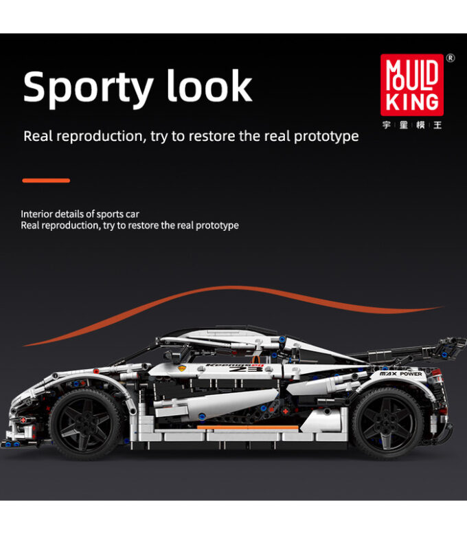 MOULD KING 13120 Keonigesgg Sports Racing Car - Image 3