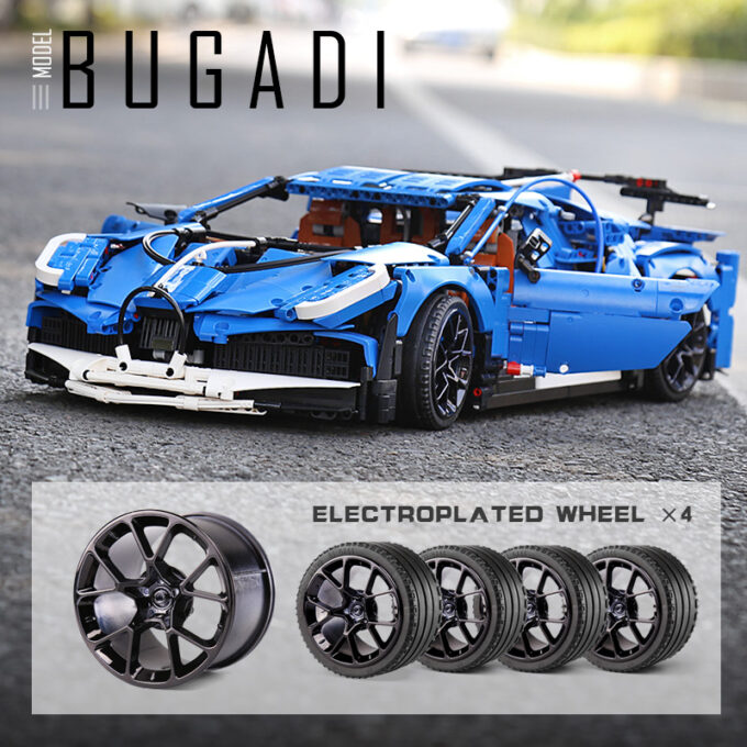 Mould King 13125 Bugatti Dwo Super Sports Car - Image 2