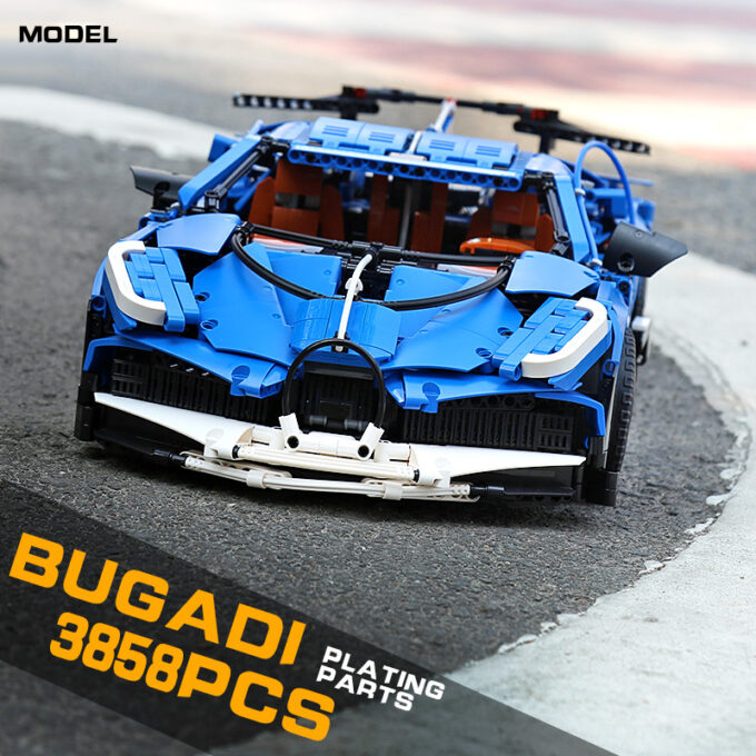 Mould King 13125 Bugatti Dwo Super Sports Car - Image 3