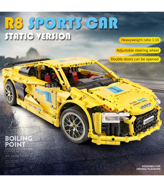 Mould King 13127 Audi R8 V10 Sports Car - Image 3
